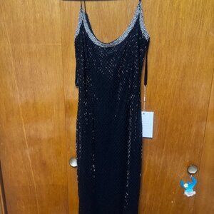 Black Mac Duggal evening gown, size 6